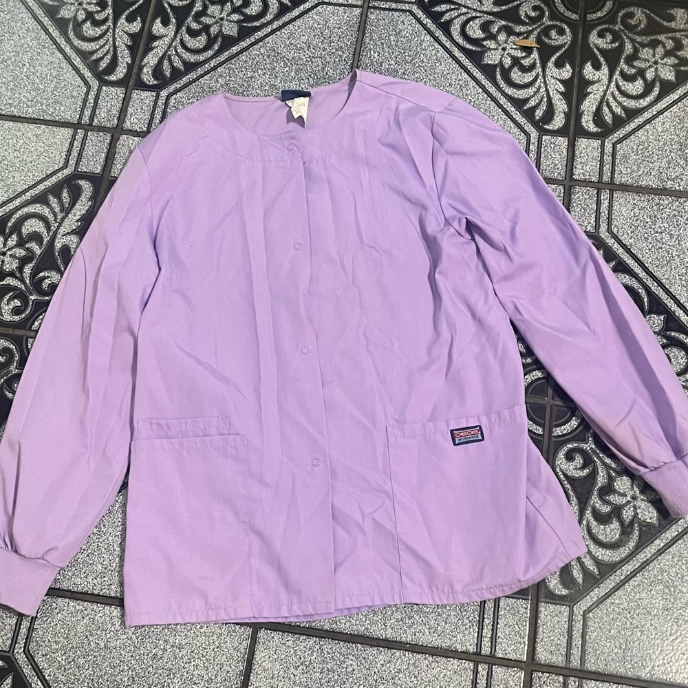 Women Cherokee scrub jacket
